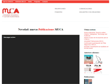 Tablet Screenshot of congresomuca.com